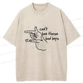 Kyoto-Lion Funny Gestures Washed T-Shirt