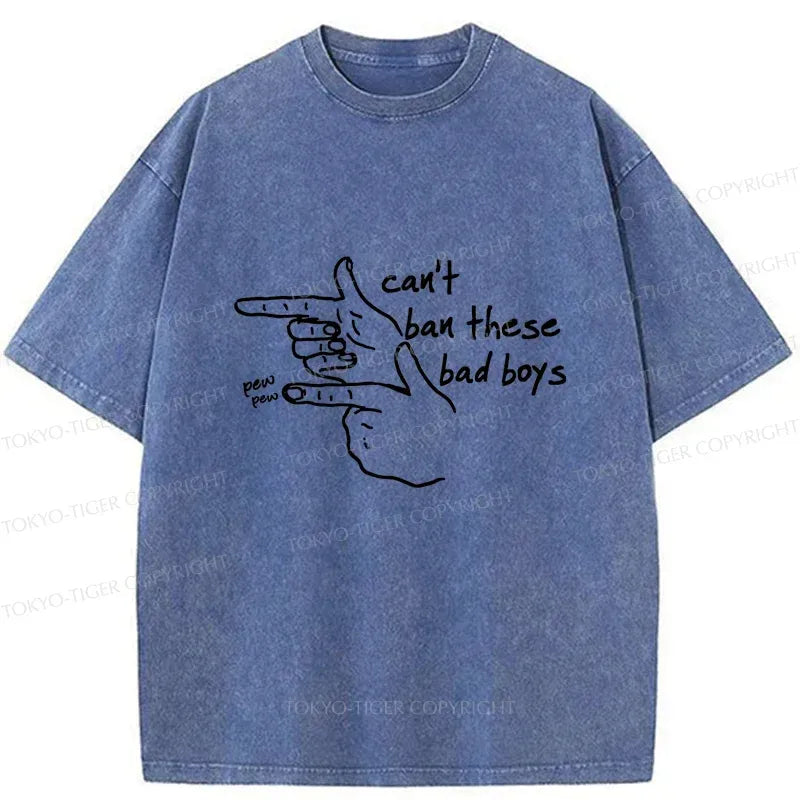Kyoto-Lion Funny Gestures Washed T-Shirt