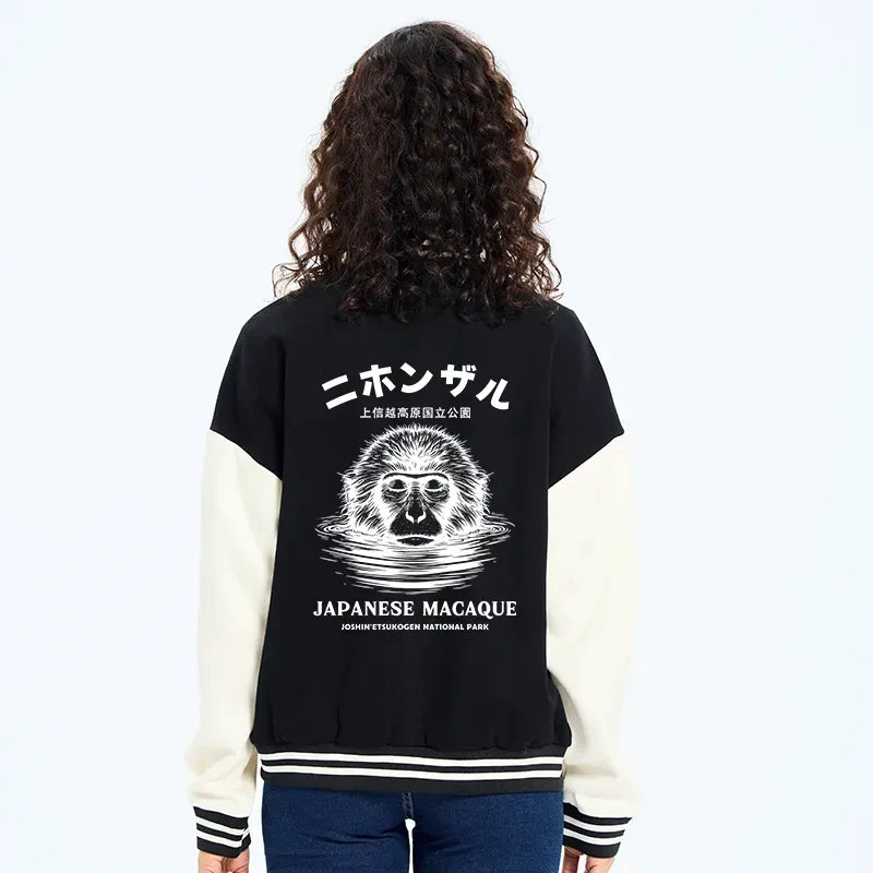 Kyoto Lion Japanese embroidery varsity jacket