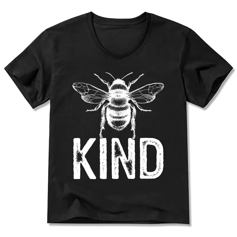 Unisex V-Neck T-Shirt for Streetwear Casual