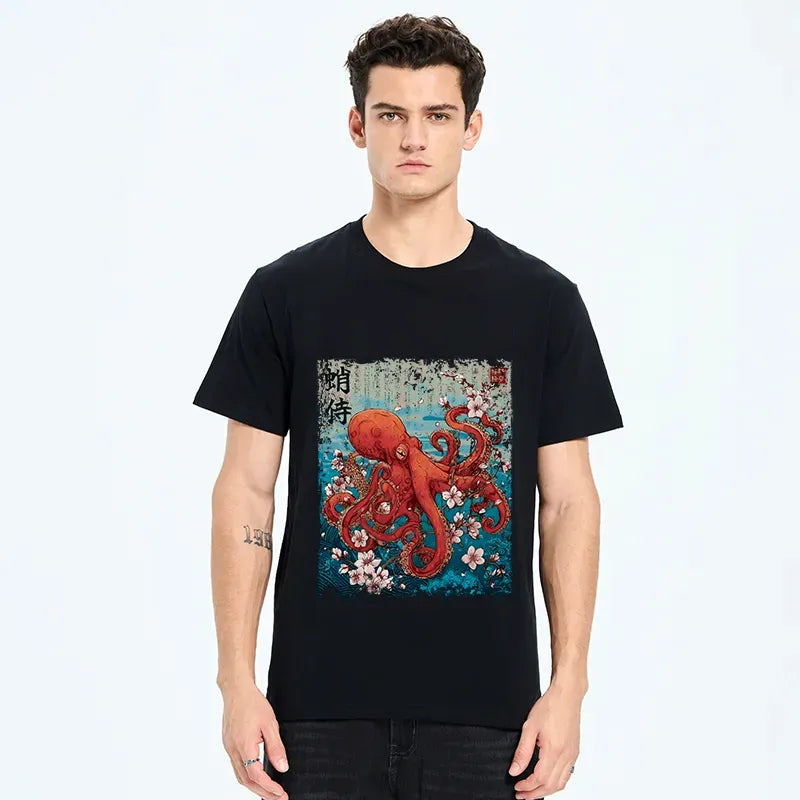 Eight-Armed Samurai T-Shirt for Men