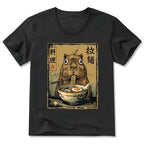 Japanese Vintage Capybara V-Neck Tee