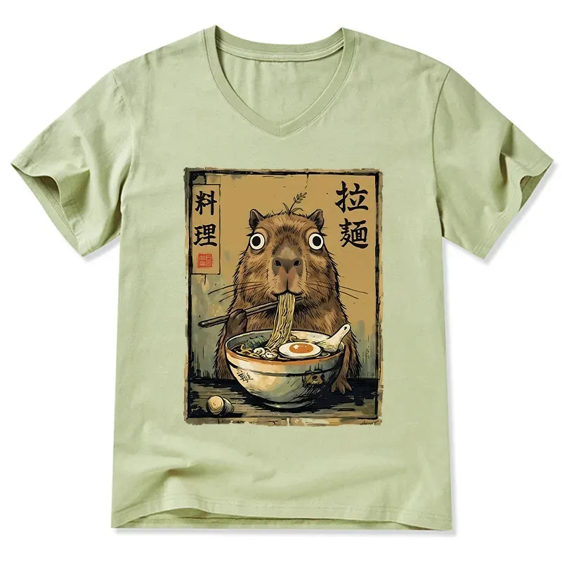 Soft Unisex Capybara Tee for Summer