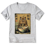Cute Capybara Eating Ramen T-Shirt