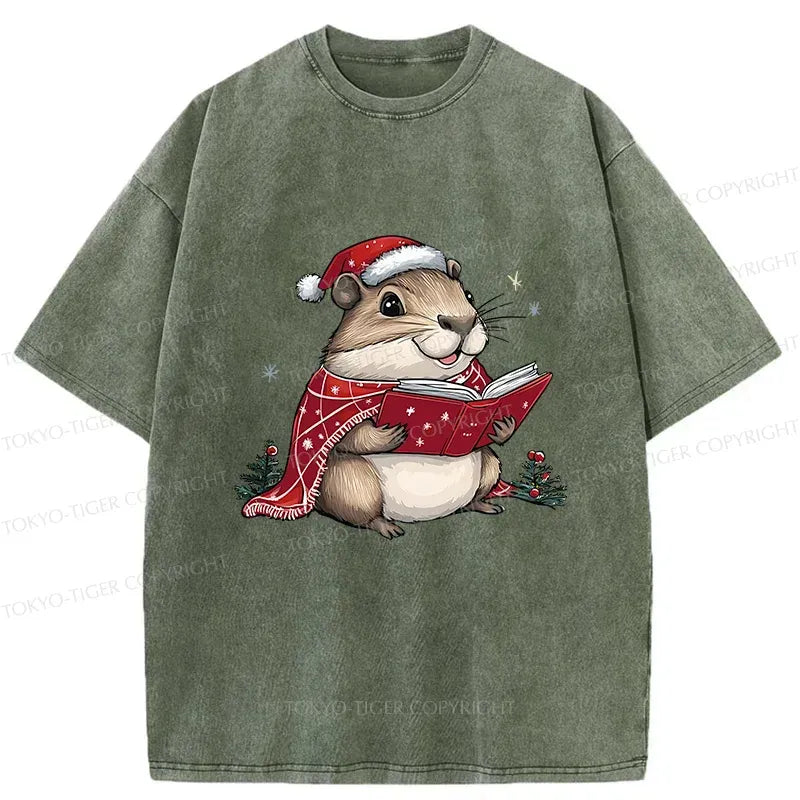 Japanese Style Hamster T-Shirt for Daily Wear