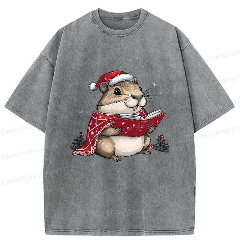 Japanese Style Hamster T-Shirt for Daily Wear