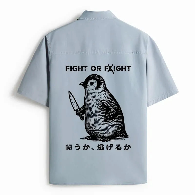 funny fight or flight shirt gift idea for him