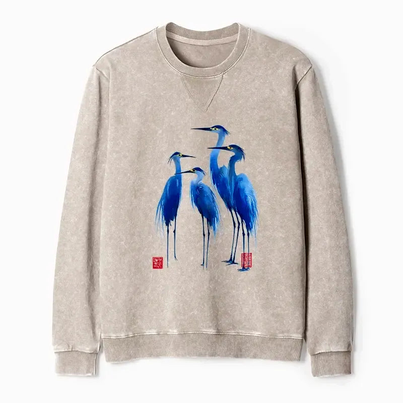 Japanese Art Sweatshirt for Daily Wear