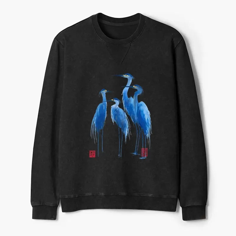 Washed Terry Unisex Sweatshirt for Vacation