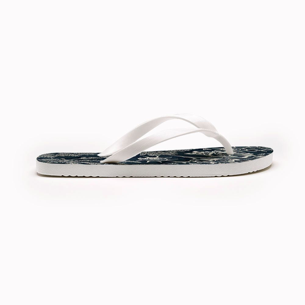 Kyoto-Lion Marine Mystery Flip Flops