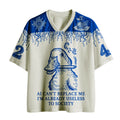 Trendy Mesh Jersey with Funny Duck Design