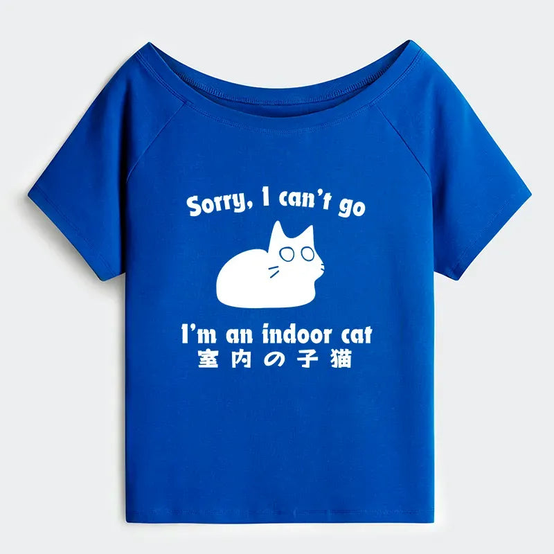 Japanese Off Shoulder T-Shirt for Women