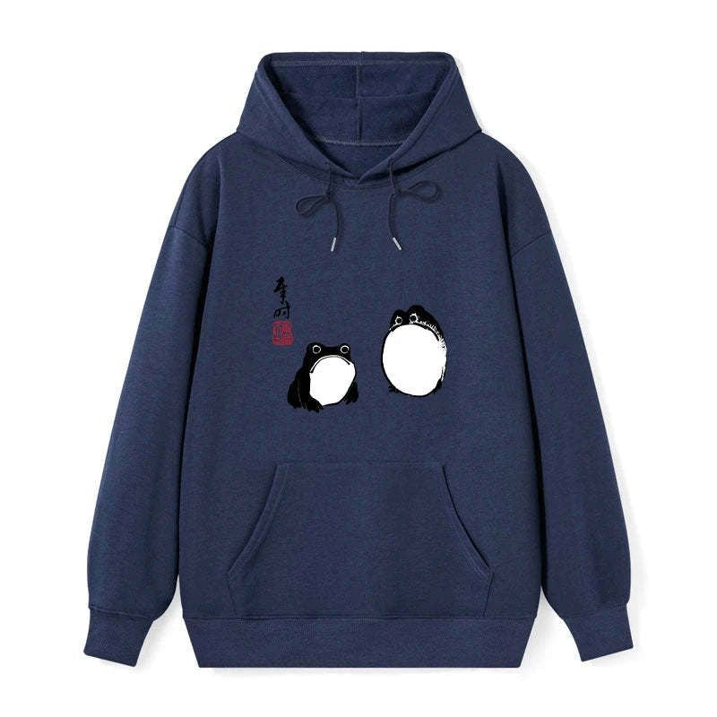 japanese frog hoodie for everyday wear