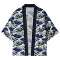 Kyoto-Lion The Great Wave Kimono Cardigan