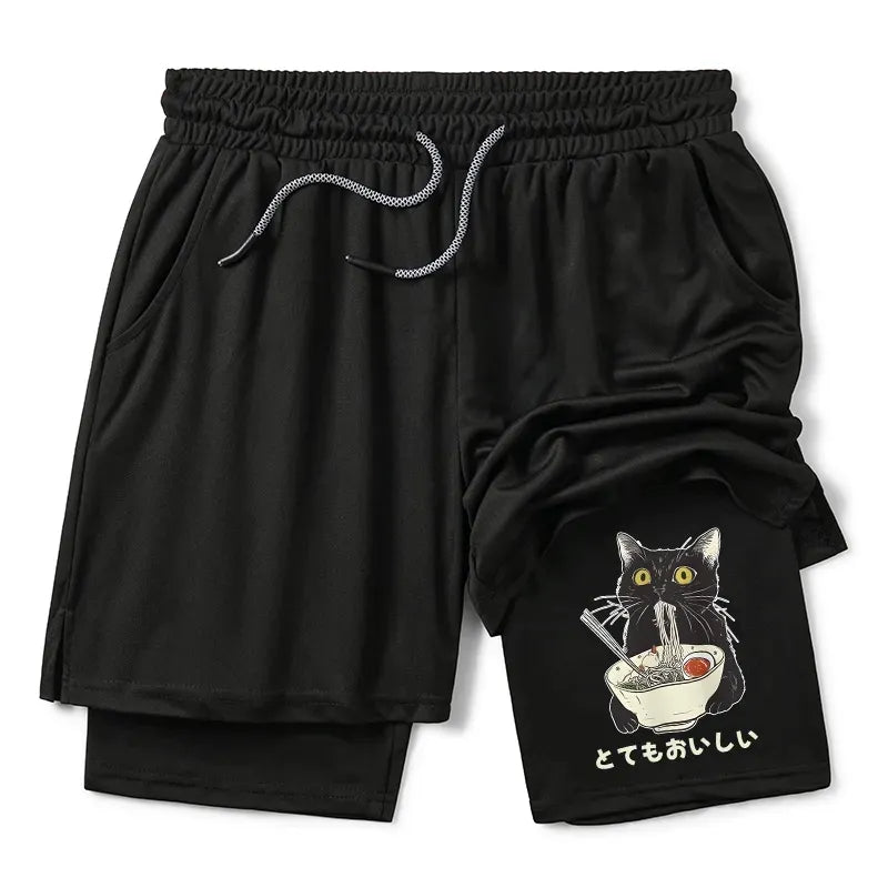 Best Seller Japanese Ramen Cat Shorts