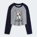 Rabbit Raglan Tee for Gift for Her