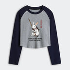 Rabbit Raglan Tee for Gift for Her