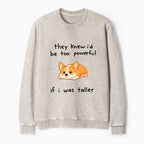 Kyoto-Lion Funny Short Dog Joke Washed Terry Sweatshirt
