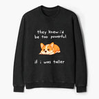 Kyoto-Lion Funny Short Dog Joke Washed Terry Sweatshirt
