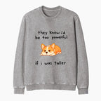 Kyoto-Lion Funny Short Dog Joke Washed Terry Sweatshirt