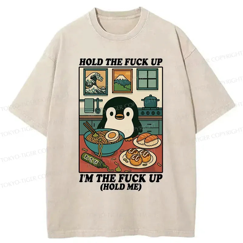 Japanese Streetwear Washed T-Shirt on Sale
