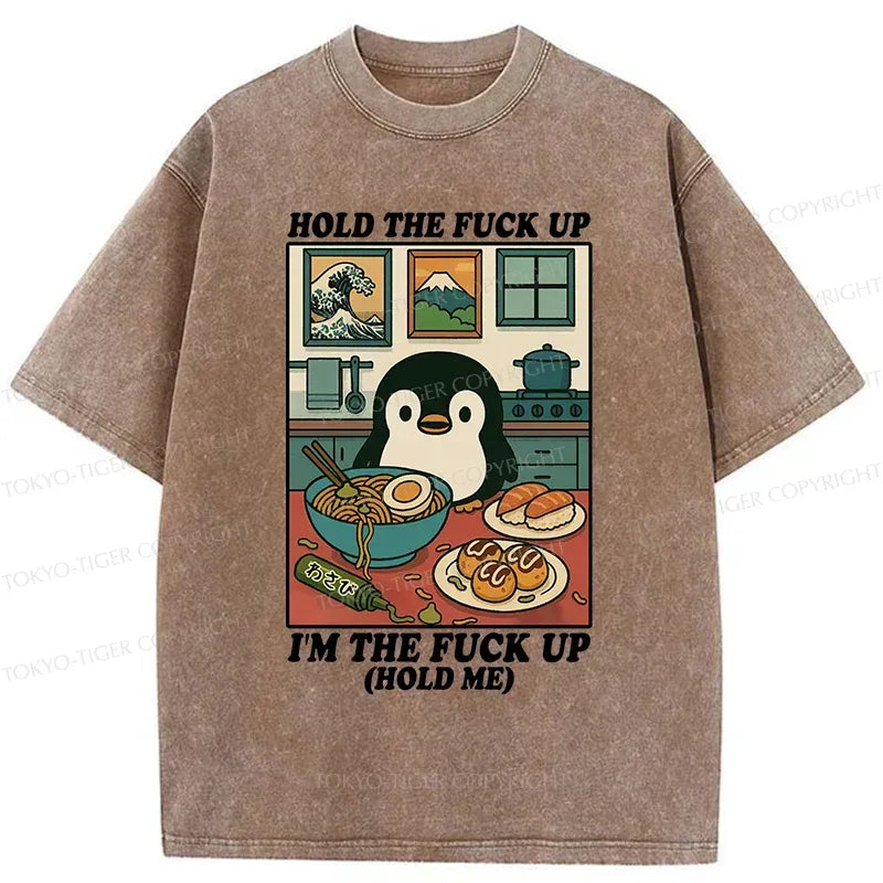 Japanese Streetwear Washed T-Shirt on Sale