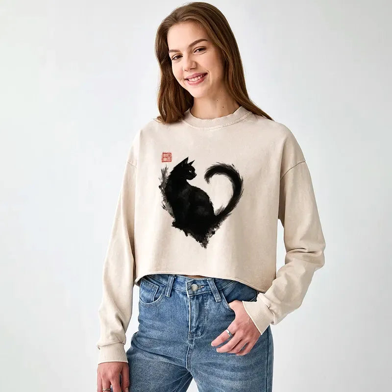 Kyoto Cat Sweatshirt for Anime Convention