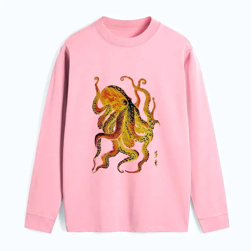 Deep Sea Octopus Tee for Daily Wear