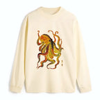 Vintage Kyoto Lion Octopus Shirt Gift Idea