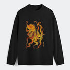 Japanese Octopus Long Sleeve T-Shirt