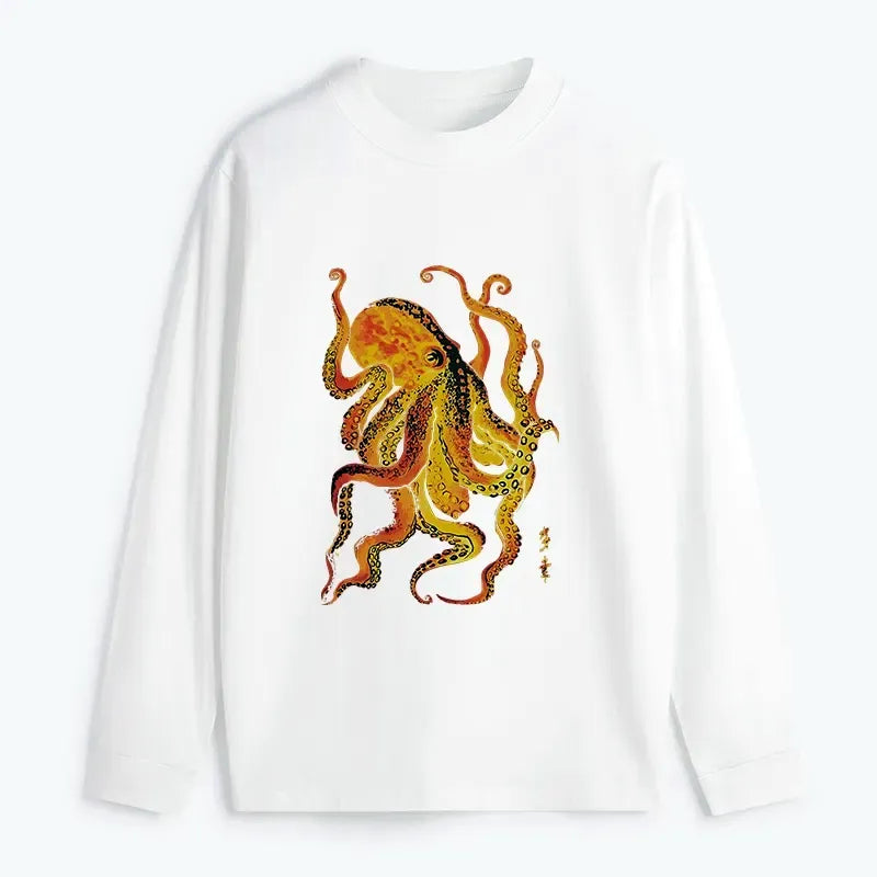 Deep Sea Octopus Tee for Daily Wear