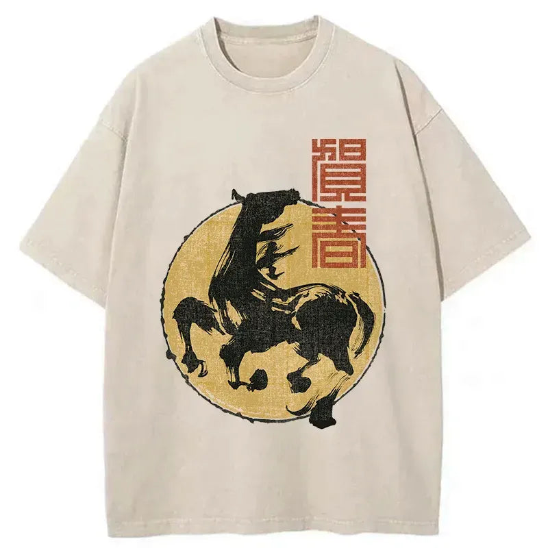 Kyoto-Lion Japanese culture unisex tee
