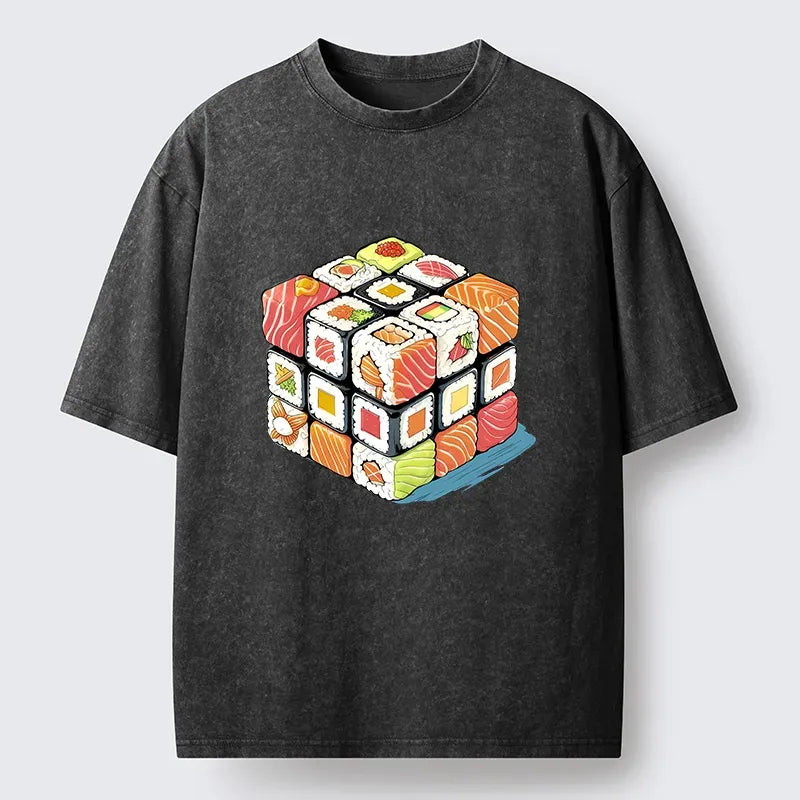 Japanese Washed T-Shirt for Daily Wear
