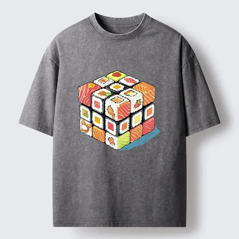 Japanese Washed T-Shirt for Daily Wear