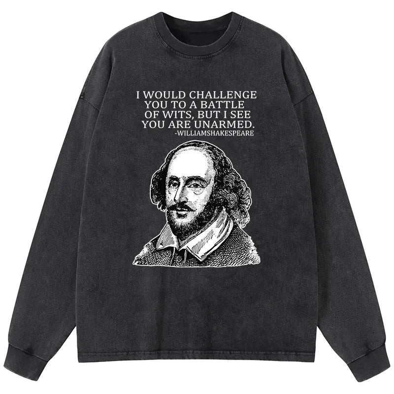 Japanese washed long sleeve t-shirt
