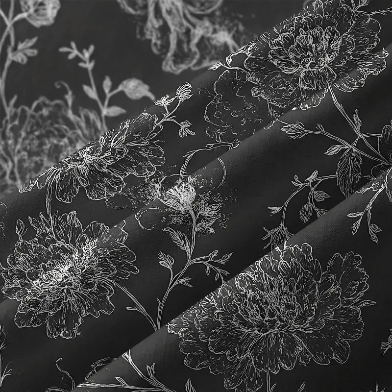 Monochrome blossom shirt streetwear casual