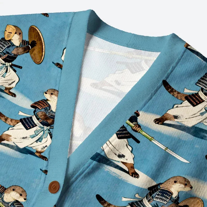 Japanese Samurai Cardigan Sweater Trending