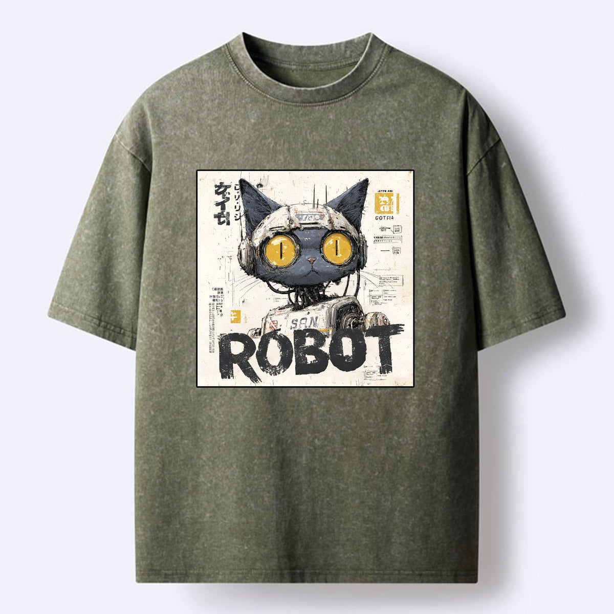 Cute Washed T-Shirt for Everyday