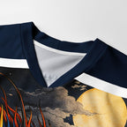 Kyoto-Lion Storm Dragon Of The Wild Waves Long-Sleeve Hockey Jersey