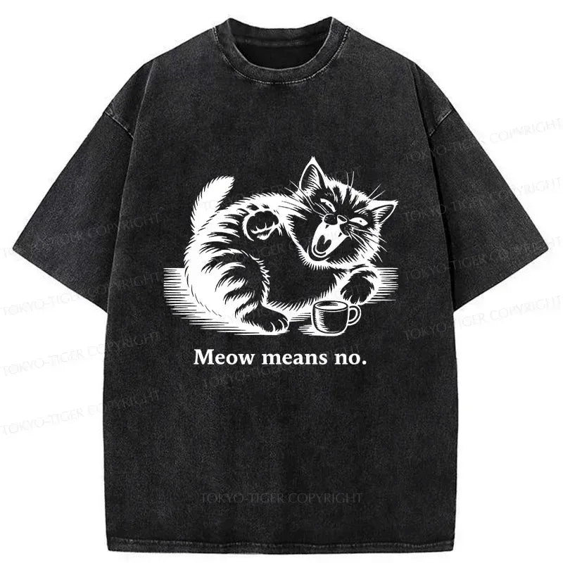 Vintage Japanese Cat T-Shirt for Daily Wear
