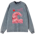 Washed Vintage Japanese T-Shirt for Men