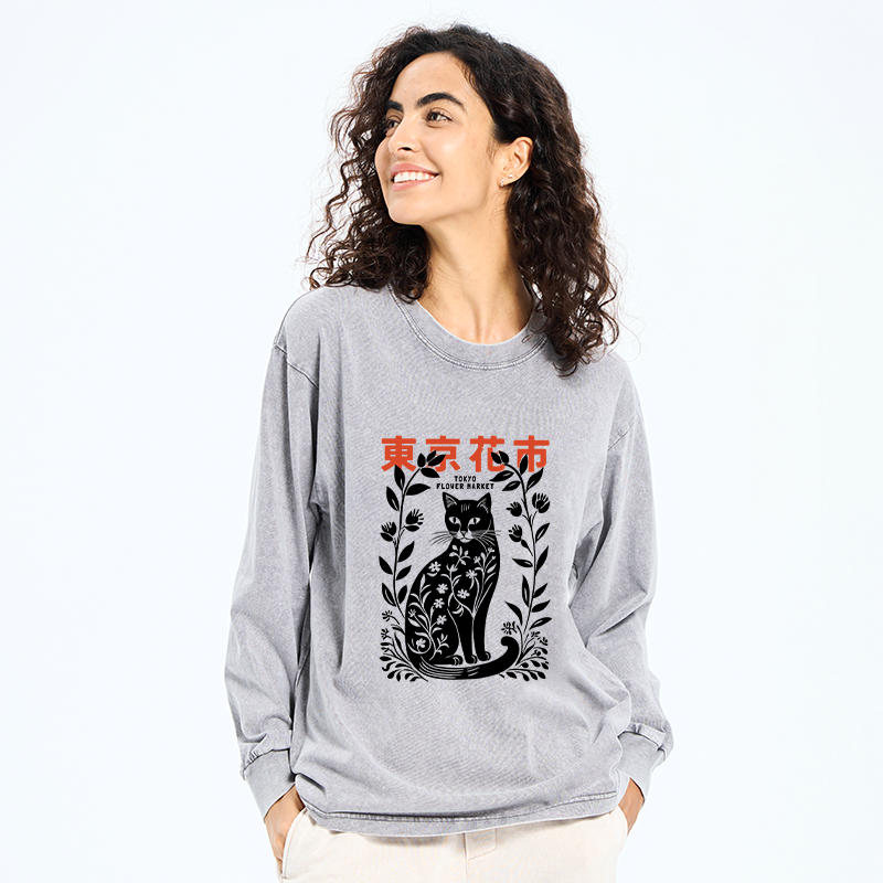 Tokyo Vintage Streetwear Long Sleeve Shirt