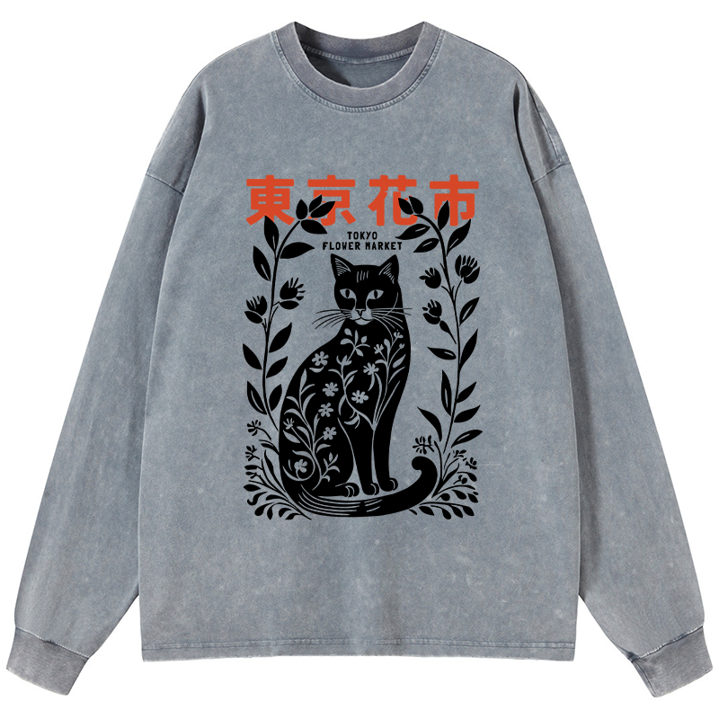 Tokyo Vintage Streetwear Long Sleeve Shirt