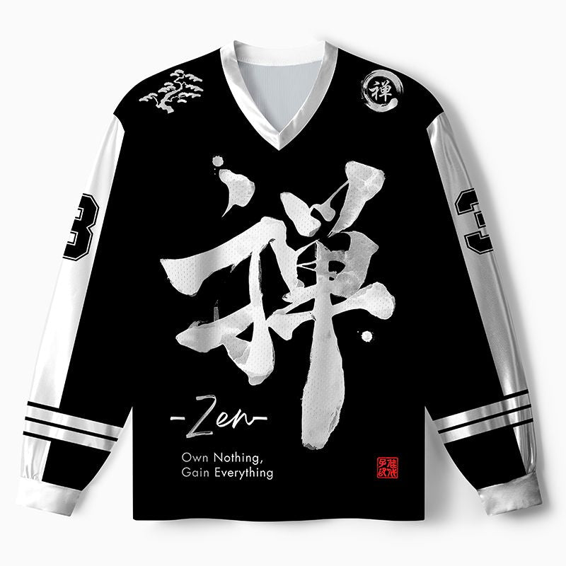 Best Seller Japanese Zen Kanji Jersey for Sports