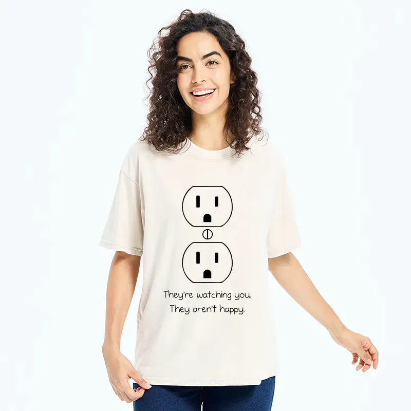 Kyoto-Lion Sad Socket Washed T-Shirt