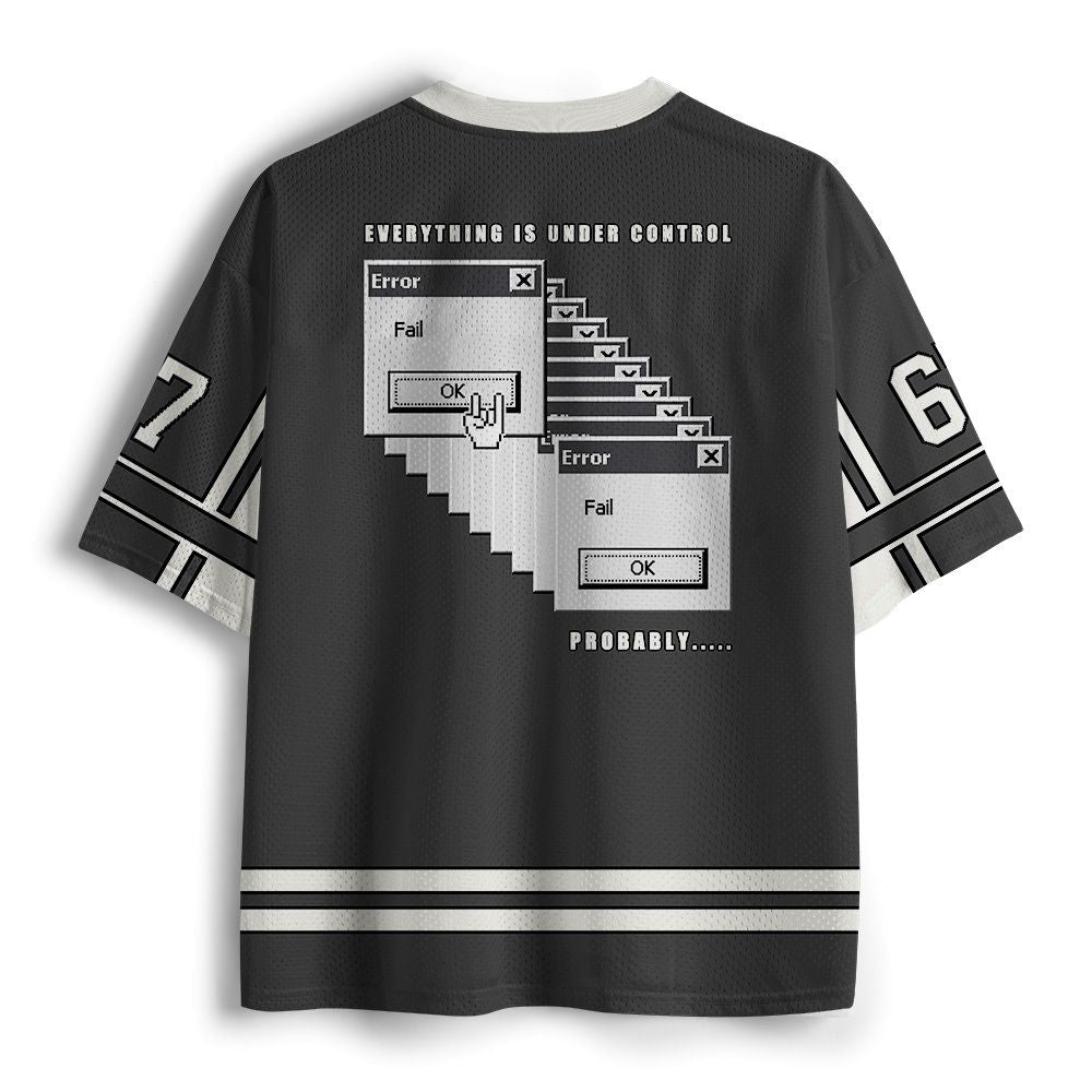 Kyoto-Lion Funny ¡°Everything is under control¡± Mesh Jersey