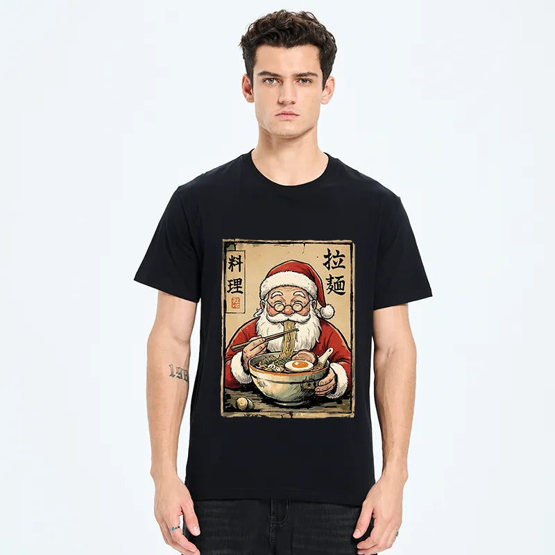 Kyoto-Lion Santa Eating Ramen Meme Classic T-Shirt