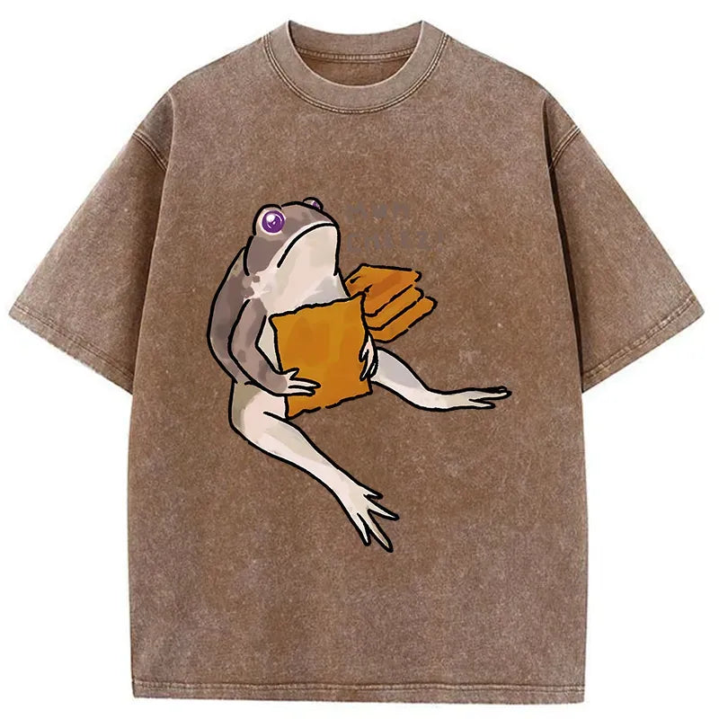 Unisex Frog T-Shirt for Daily Wear Trendy
