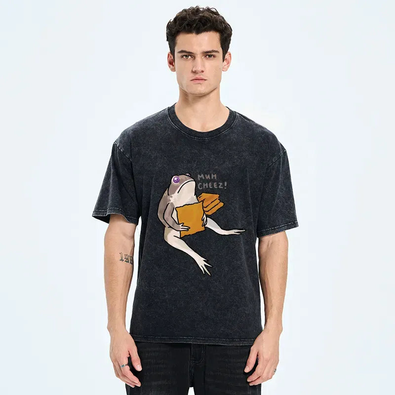 Unisex Frog T-Shirt for Daily Wear Trendy