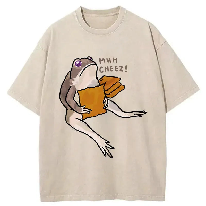 Unisex Frog T-Shirt for Daily Wear Trendy